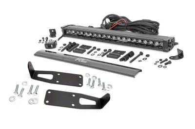 Rough Country - Rough Country 70568BLDRL LED Light Bar Bumper Mounting Brackets - Image 2