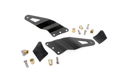 Rough Country - Rough Country 70539 LED Light Bar Windshield Mounting Brackets - Image 1
