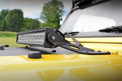 Rough Country - Rough Country 70210 LED Light Bar Hood Mounting Brackets - Image 2