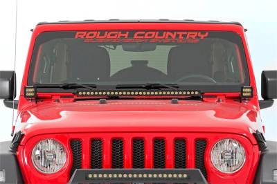 Rough Country - Rough Country 70054 LED Light Bar Hood Kit - Image 5