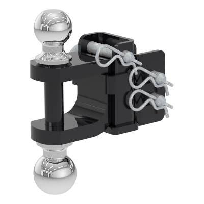 CURT 45008 Dual-Ball And Clevis Bar Mount