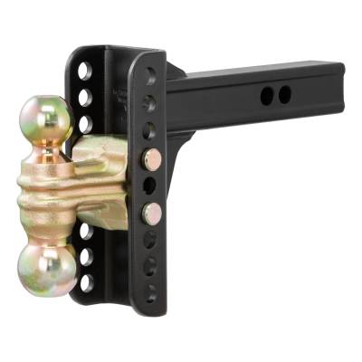 CURT - CURT 45900 Channel Style Adjustable Dual Ball Mount - Image 1