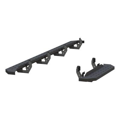 ARIES - ARIES 2055534 RidgeStep Commercial Running Boards w/Mounting Brackets - Image 1