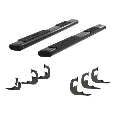ARIES - ARIES 4445045 The Standard 6 in. Oval Nerf Bar w/Mounting Brackets - Image 2