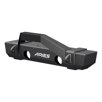 ARIES - ARIES 2186000 TrailCrusher Front Bumper w/Brush Guard - Image 1