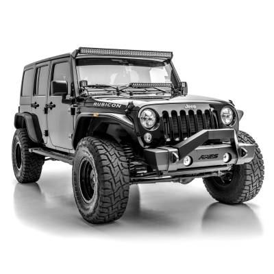 ARIES - ARIES 2186000 TrailCrusher Front Bumper w/Brush Guard - Image 2