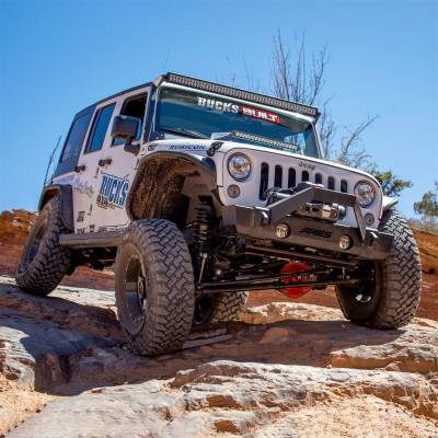 ARIES - ARIES 2186000 TrailCrusher Front Bumper w/Brush Guard - Image 3