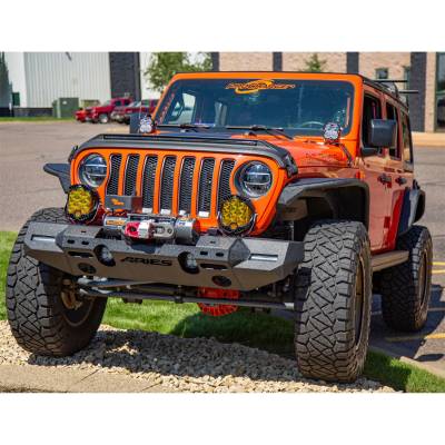 ARIES - ARIES 2082077 TrailChaser Front Bumper w/Fender Flares - Image 2