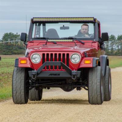 ARIES - ARIES 2186001 TrailCrusher Front Bumper w/Brush Guard - Image 2