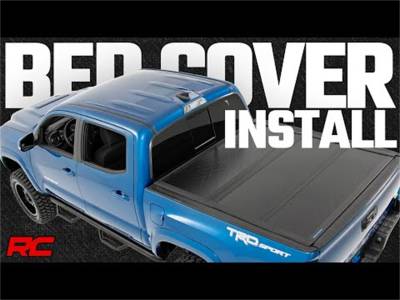 Rough Country - Rough Country 47420500 Hard Tri-Fold Tonneau Bed Cover - Image 3