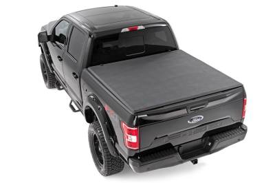 Rough Country - Rough Country 41515550 Soft Tri-Fold Tonneau Bed Cover - Image 3