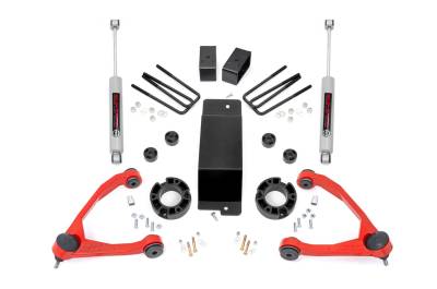 Rough Country 19431ARED Suspension Lift Kit w/Shocks