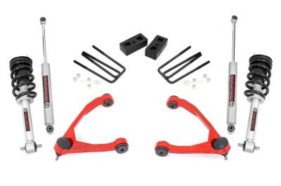 Rough Country 198.23RED Suspension Lift Kit w/Shocks