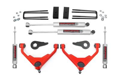 Rough Country 8596N2RED Suspension Lift Kit w/Shocks
