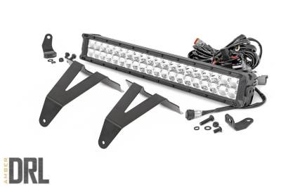Rough Country - Rough Country 70781 Hidden Bumper Chrome Series LED Light Bar Kit - Image 1