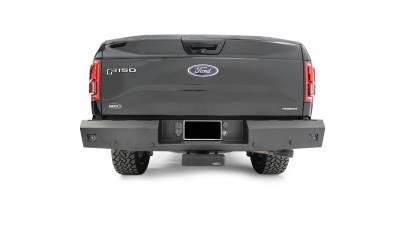 Fab Fours - Fab Fours FF15-RT3250-1 Red Steel Rear Bumper - Image 1