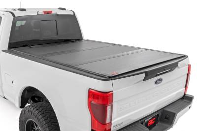 Rough Country - Rough Country 49220651 Hard Tri-Fold Tonneau Bed Cover - Image 1