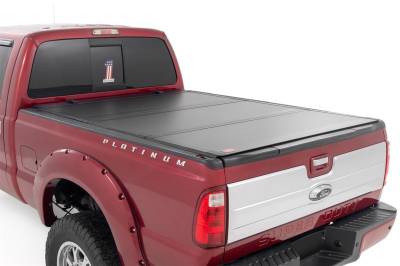 Rough Country - Rough Country 49214651 Hard Tri-Fold Tonneau Bed Cover - Image 1