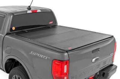 Rough Country - Rough Country 49220500 Hard Tri-Fold Tonneau Bed Cover - Image 1