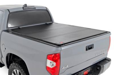 Rough Country - Rough Country 49414551 Hard Tri-Fold Tonneau Bed Cover - Image 1