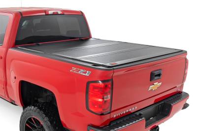Rough Country - Rough Country 49119551 Hard Tri-Fold Tonneau Bed Cover - Image 1