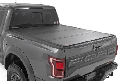Rough Country - Rough Country 49221550 Hard Tri-Fold Tonneau Bed Cover - Image 1