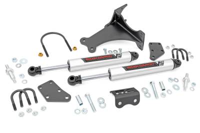 Rough Country - Rough Country 8749270 V2 Dual Steering Stabilizer - Image 1