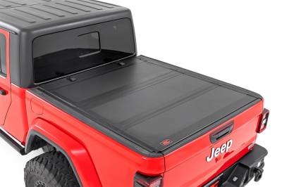 Rough Country - Rough Country 49620500 Hard Tri-Fold Tonneau Bed Cover - Image 1
