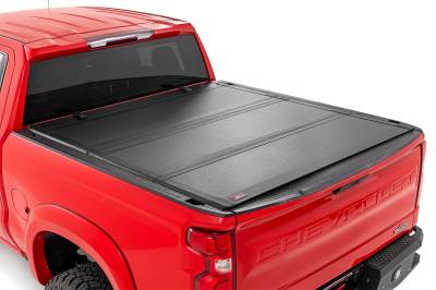 Rough Country - Rough Country 49120580 Hard Tri-Fold Tonneau Bed Cover - Image 1