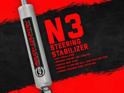 Rough Country - Rough Country 8737130_A N3 Steering Stabilizer - Image 3