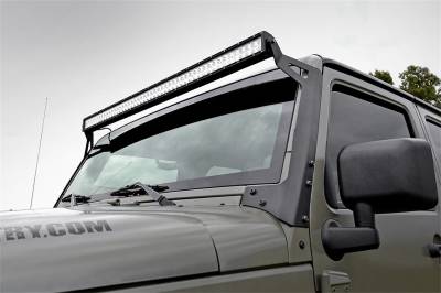 Rough Country - Rough Country 70504BLDRL LED Light Bar Windshield Mounting Brackets - Image 2