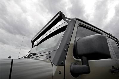 Rough Country - Rough Country 70504BLDRL LED Light Bar Windshield Mounting Brackets - Image 3