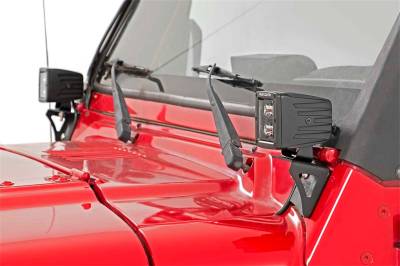 Rough Country - Rough Country 6003 LED Windshield Light Mounts - Image 2