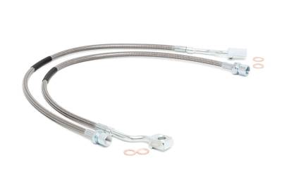 Rough Country - Rough Country 89370 Stainless Steel Brake Lines - Image 1