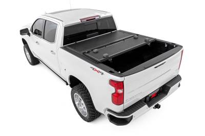 Rough Country - Rough Country 47120580A Hard Tri-Fold Tonneau Bed Cover - Image 5