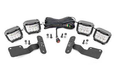 Rough Country 70873 LED Lower Windshield Ditch Kit