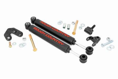Rough Country - Rough Country 87308 Dual Steering Stabilizer Kit - Image 1