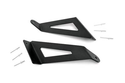 Rough Country - Rough Country 70516 LED Light Bar Windshield Mounting Brackets - Image 1