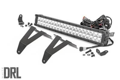Rough Country - Rough Country 70780 Hidden Bumper Chrome Series LED Light Bar Kit - Image 1