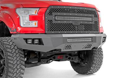 Rough Country - Rough Country 10770 Heavy Duty Front LED Bumper - Image 1