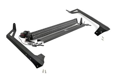 Rough Country 70504BL LED Light Bar Windshield Mounting Brackets