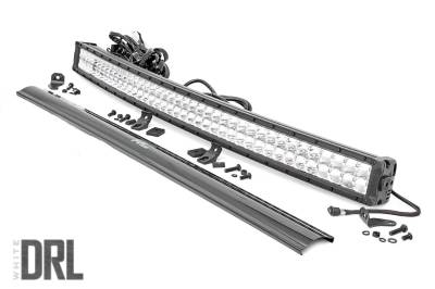 Rough Country 72940D Cree Chrome Series Curved LED Light Bar