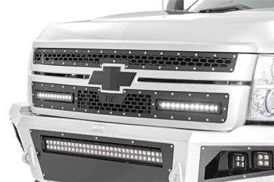 Rough Country - Rough Country 70155 Mesh Grille w/LED - Image 5