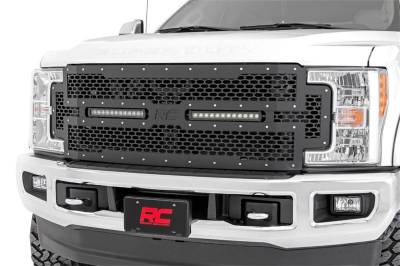 Rough Country - Rough Country 70216 Mesh Grille w/LED - Image 1