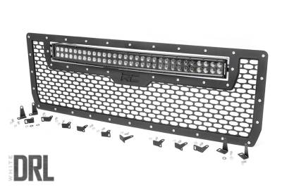 Rough Country - Rough Country 70190DRL Mesh Grille w/LED - Image 1