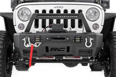 Rough Country - Rough Country 11826 Front Stealth Stubby Winch Bumper - Image 2