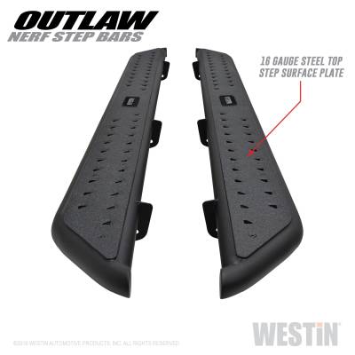 Westin - Westin 58-54135 Outlaw Nerf Step Bars - Image 2