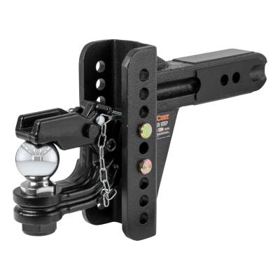 CURT 45908 Adjustable Channel Ball Mount