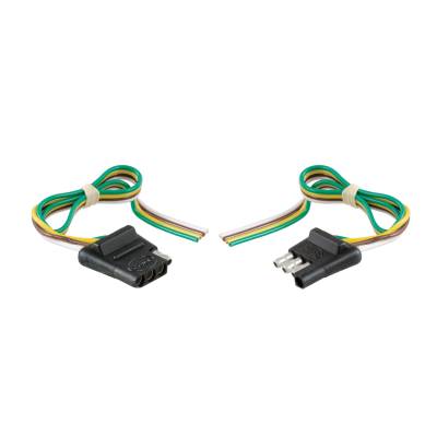 CURT 58304 4-Way Flat Connector Plug and Socket