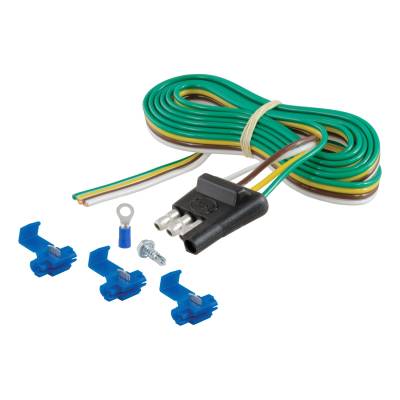 CURT 58349 4-Way Flat Connector Plug Kit